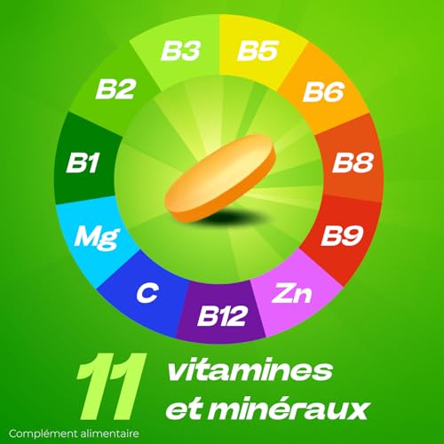 Berocca® Energie - Complément Alimentaire Multivitamines et Minéraux - Aide à Réduire la Fatigue - Vitamines B, C, Zinc, Magnésium - 2x40 Comprimés