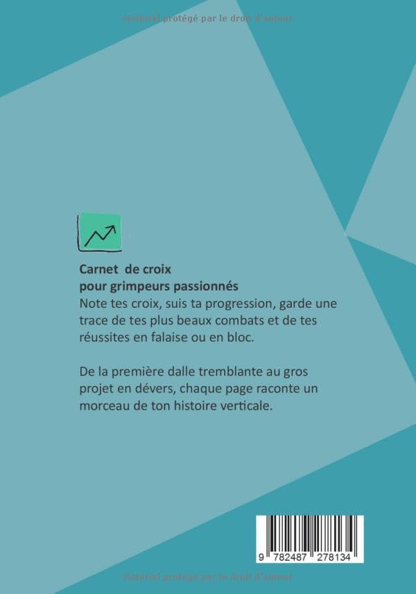 Carnet de croix : Suivez votre progression en escalade, du 5c au 9c