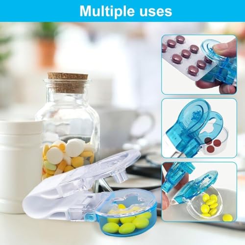 Pilulier Portable : Extracteur de Pilules Facile pour Voyage et Usage Quotidien