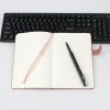 Carnet A5 à couverture souple rose, 106 pages lignées, idéal pour l'école, le bureau et les voyages