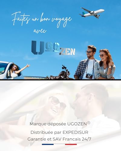 Ugozen Pochette Carte Grise Luxeo : Étui Chic et Pratique pour Vos Documents de Voiture