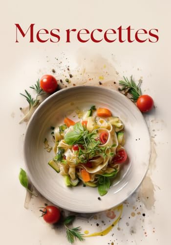Carnet de Recettes à Remplir : 126 Fiches Détaillées, Index, Tableaux de Conversion et Astuces Culinaires