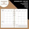 Classeur Agenda A5 en Cuir Véritable - Journal Rechargeable 6 Anneaux avec Poches, Style Filofax, Idéal pour Professionnels et Créatifs