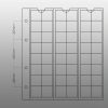 Prophila Lot de 48 Feuilles pour Pièces de Monnaie jusqu'à 17 mm de Diamètre