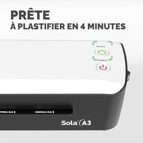 Fellowes Plastifieuse Sola A3 : Protection Facile et Efficace de Vos Documents