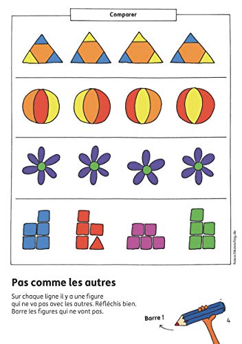 Cahier d'activités préscolaires : Devinettes, Casse-tête et Pensée Logique pour Enfants dès 4 ans