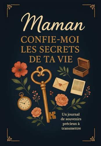 Maman, confie-moi tes secrets : Le journal de souvenirs précieux à transmettre, cadeau idéal pour la Fête des Mères et anniversaires