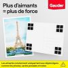GAUDER Aimants Adhésifs Carrés - 250 Petits Aimants Autocollants pour Notes, Photos et Projets Créatifs - 10 x 10 x 2 mm