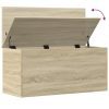 vidaXL Boîte de Rangement Chêne Sonoma 100x42x46 cm en Bois d'ingénierie - Coffre Polyvalent