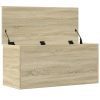 vidaXL Boîte de Rangement Chêne Sonoma 100x42x46 cm en Bois d'ingénierie - Coffre Polyvalent
