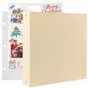Album Photo Scrapbooking DIY avec Couverture en Lin Beige et 20 Pochettes - Idéal pour Cadeaux Mariage, Anniversaire, Voyage
