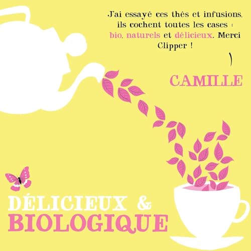 CLIPPER Coffret Découverte Bio : 60 Sachets de Thés et Infusions Naturels et Équitables