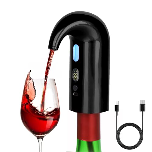 Aérateur Décanteur Vin Électrique One Touch USB-C – Amélioration Instantanée des Arômes