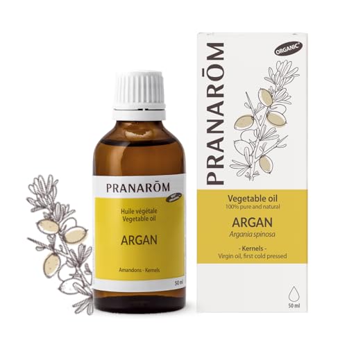 Pranarôm Huile Végétale d'Argan Bio 50ml - Soin Anti-Âge Réparateur et Protecteur