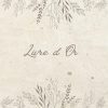 Livre d'Or Vintage Kraft pour Mariage, Anniversaire et Événements Spéciaux - 100 Pages Vierges pour Souvenirs Précieux