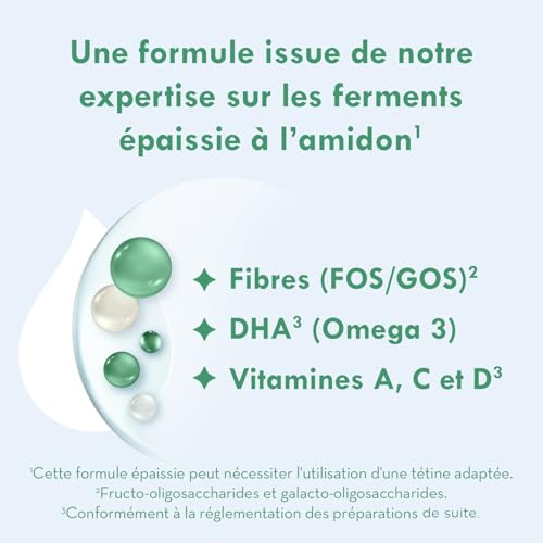 Laboratoire Gallia Galliagest Premium 2ème âge - Lait en poudre pour bébé dès 6 mois - Pack de 3 boîtes de 820g