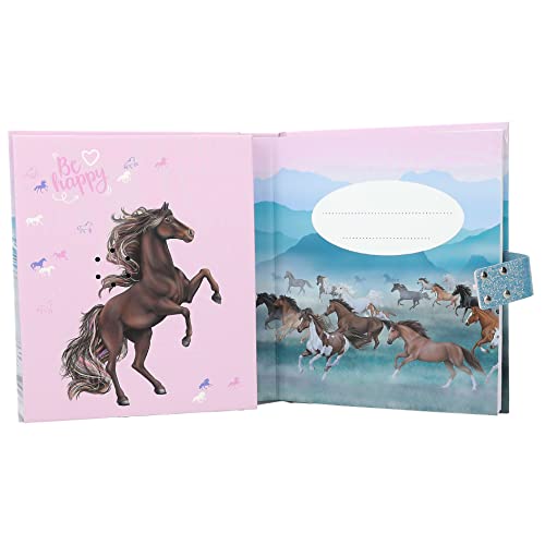 Miss Melody - Journal Intime avec Code Chiffré, Son et Motifs Équestres