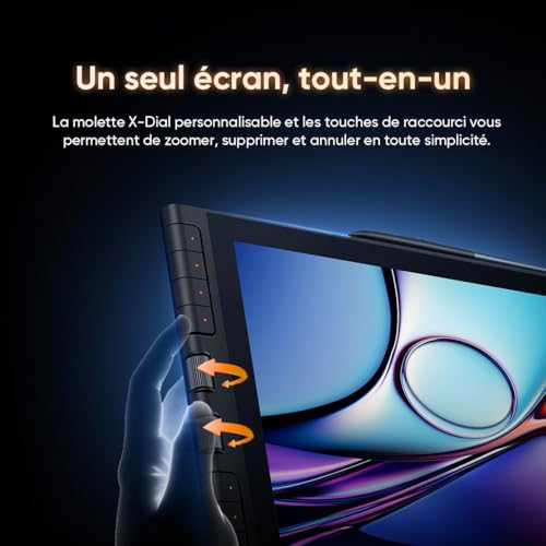 XPPen Artist 16 3rd (Édition 2026) - Tablette Graphique 15,4" avec Molette X-Dial, 8 Raccourcis, Stylet X4 16k Niveaux de Pression