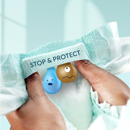 Pampers Premium Protection Taille 5 : 152 Couches pour Bébé (11-16kg) - Double Protection & Poche Stop & Protect
