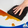MR.SIGA 12 Chiffons Microfibre Ultra Doux Noir - Nettoyage Sans Rayures et Haute Absorption