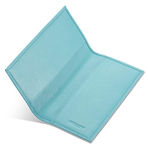 HISCOW Couverture de chéquier Minimaliste en Cuir Pleine Fleur Italien