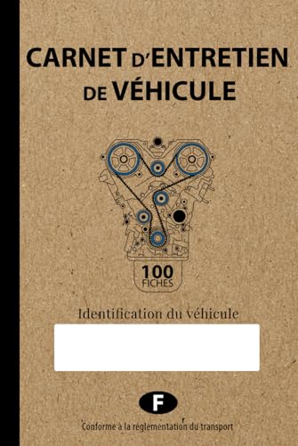 Carnet d'Entretien Véhicule A5 - Suivi Complet et Organisé pour Voitures, Camions, Autocars