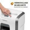 Fellowes Powershred FS-12C : Destructeur de Documents Personnel Coupe Croisée, Sécurité P4, 19L, 12 Feuilles