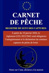 Carnet de Pêche : Registre de Suivi des Captures pour 100 Sorties - Notez Lieux, Météo, Espèces et Souvenirs