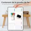 Calendrier Adhésif Tableau Blanc Planning Mensuel - Planificateur Hebdomadaire Effaçable 42x28cm