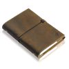 Classeur Agenda A5 en Cuir Véritable - Journal Rechargeable 6 Anneaux avec Poches, Style Filofax, Idéal pour Professionnels et Créatifs