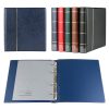 Prophila Reliure Premium Bleu pour Collection (Monnaies, Billets, Cartes), Imitation Cuir