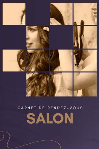 Carnet de Rendez-vous pour Institut de Beauté : Agenda Journalier Détaillé (Blue Design)