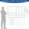 SWANCROWN Tableau Magnétique Blanc Effaçable 60x45 cm avec Cadre Aluminium - Idéal Bureau et École