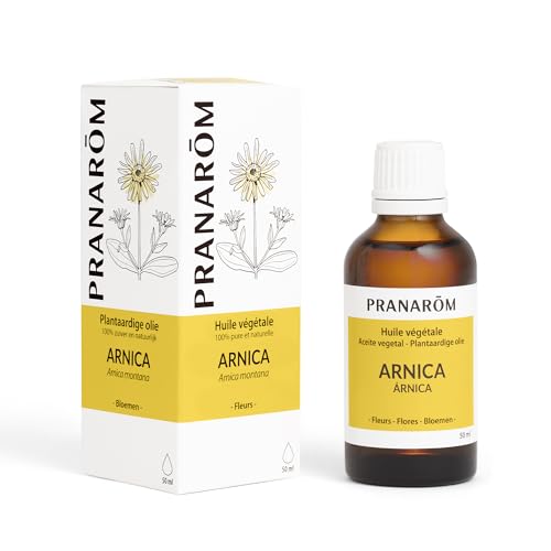 Pranarôm Huile Végétale d'Arnica - 50 ml - Tensions et Raideurs Musculaires et Articulaires