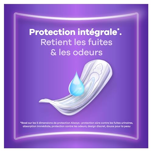 Always Discreet Serviettes Incontinence Normal - 96 Unités - Protection Discrète et Sûre pour Femmes