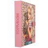 TOPModel Leoheart - Journal Intime Musical avec Serrure et Code, Rose et Léopard, 80 Pages Illustrées
