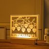 Veilleuse Arbre Généalogique Personnalisable - Cadeau Unique pour Maman et Grand-Mère