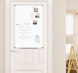 SWANCROWN Tableau Blanc Magnétique Mural 76x51cm - Cadre Aluminium, Effaçable, Horizontal/Vertical pour Bureau et Maison