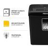 Fellowes Powershred FS-6C : Destructeur de documents P-4, coupe croisée, 6 feuilles, 15L