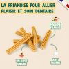 FRANKLIN Stick Dentaire Chien Saveur Beurre de Cacahuètes - Hygiène Bucco-Dentaire, Anti-tartre, Tout Age, 250g