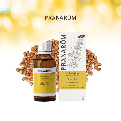 Pranarôm Huile Végétale d'Argan Bio 50ml - Soin Anti-Âge Réparateur et Protecteur