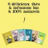 CLIPPER Coffret Découverte Bio : 60 Sachets de Thés et Infusions Naturels et Équitables