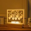 Veilleuse Arbre Généalogique Personnalisable - Cadeau Unique pour Maman et Grand-Mère