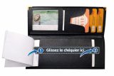 SYL'la Porte chéquier Long en Cuir Fleurs Femme - Personnalisable Prénom - Porte-cartes Élégant