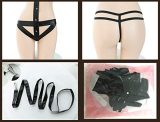 Ensemble de Lingerie Sexy à Volants pour Femme : Soutien-Gorge et Culotte Évocateurs