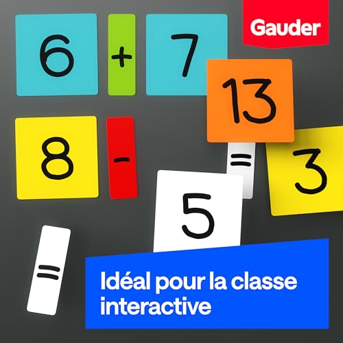 GAUDER Étiquettes Magnétiques Inscriptibles 75x25mm - Idéales pour Tableaux Kanban et Blanc