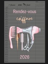 Carnet de Rendez-vous Coiffeur 2026 : Agenda Professionnel A4, 1 Jour par Page, 7h-22h30