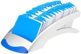 Durable 241223 Telindex : Répertoire Linéaire Organisé pour 500 Contacts avec Index Alphabétique A-Z Argent/Bleu