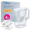 BRITA Carafe Filtrante Style Essential Blanche MAXTRA PRO 2,4L - Filtration Calcaire Renforcée
