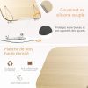 Support de Livre en Bois Réglable avec Rotation 360° - Idéal pour Recettes, iPad, Tablette et Documents